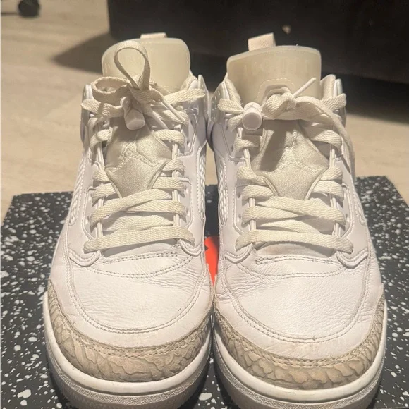 White Jordan Spizike Low Men’s - Picture 5 of 7